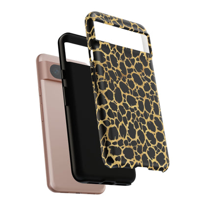 Giraffe Print Tough Phone Case — Durable Leopard-Style Protective Cover