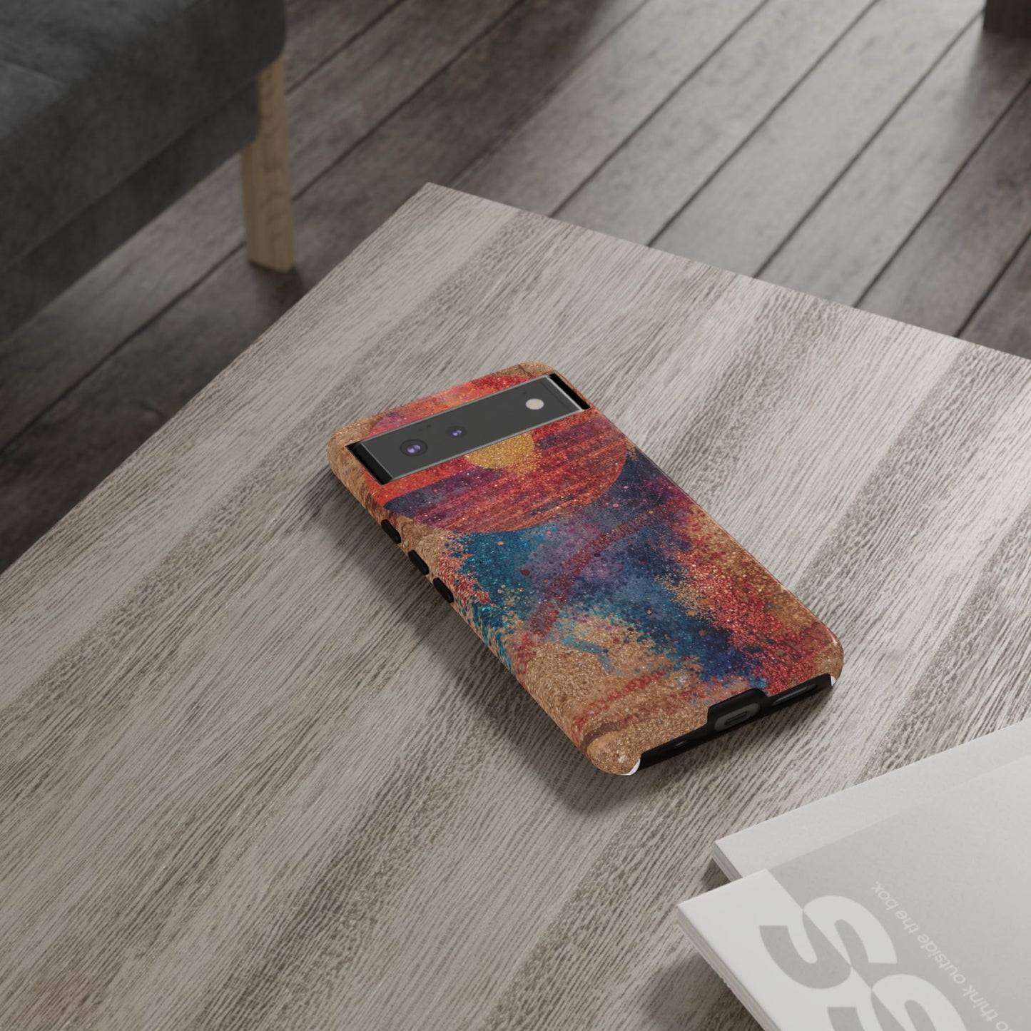 Retro Sunset Tough Phone Case