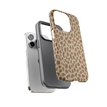 Leopard Print Tough Phone Case — Slim Protective Animal Pattern