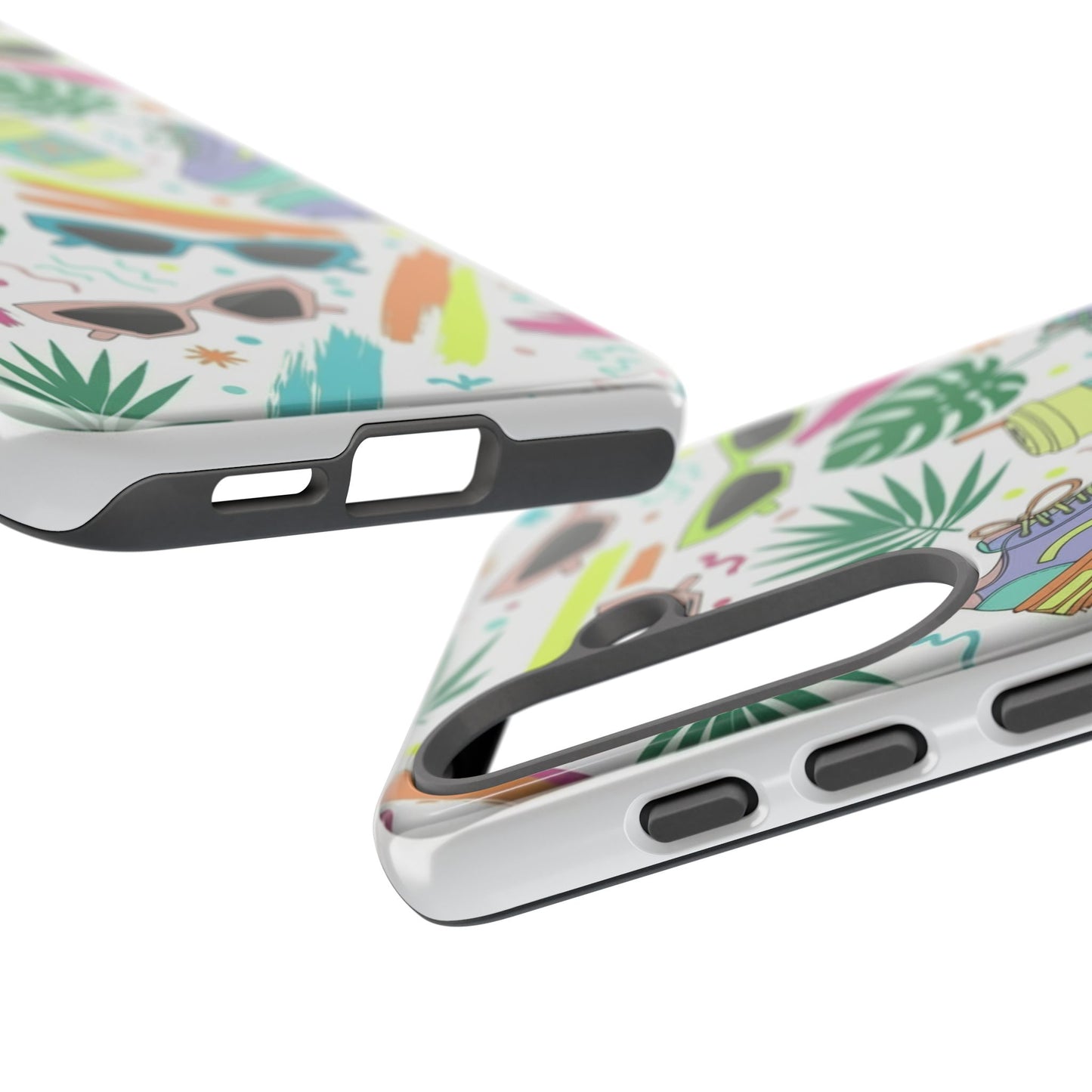 Tough Cases — Colorful Retro Sneakers & Sunglasses Phone Case