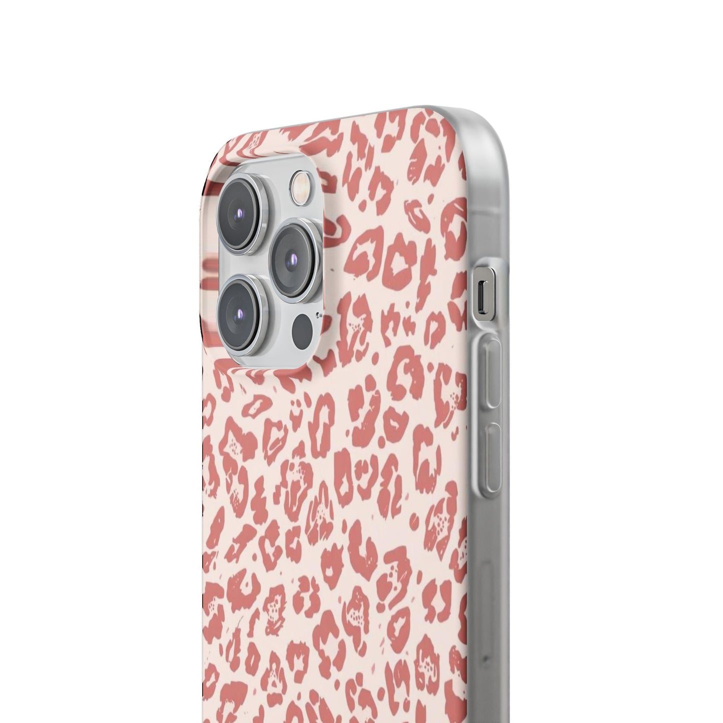 Pink Leopard Print Phone Case – Slim Flexible Protective Cover
