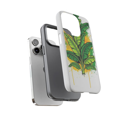 Tropical Banana Leaf Phone Case — Vibrant Green Plant Protector