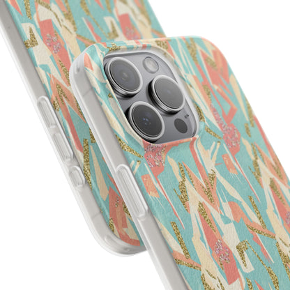 Pastel Abstract Floral Phone Case - Flexi Case