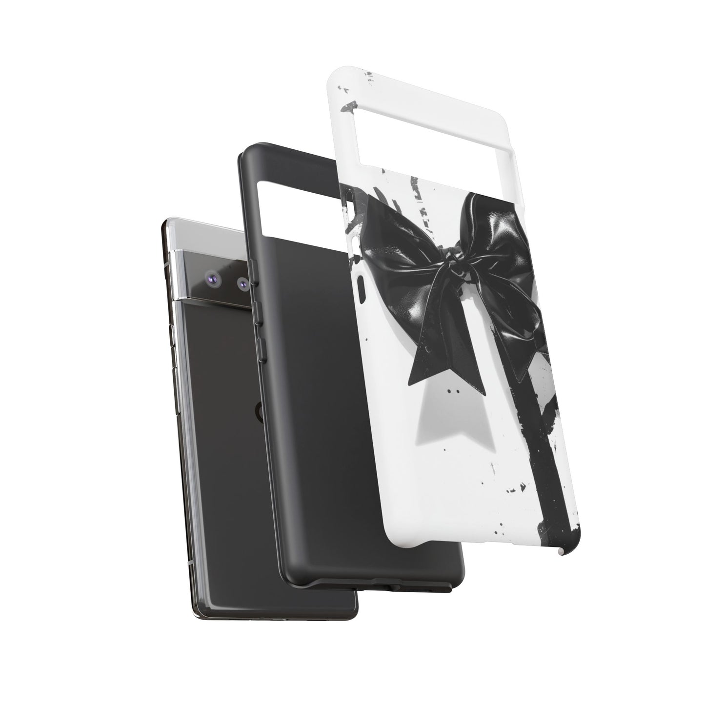 Phone Case — Black Bow Graphic Protective Cover