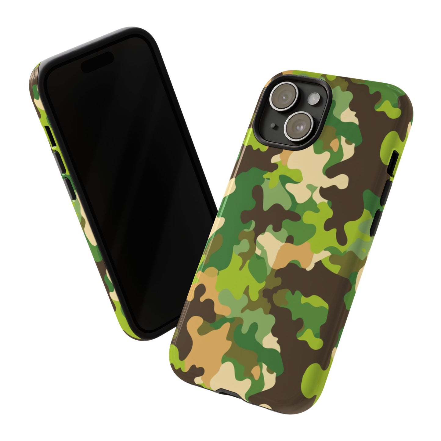 Camouflage Tough Phone Case — Military Camo Protective Cover