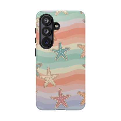 Starfish Wave Tough Phone Case — Pastel Beach Protective Cover