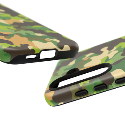 Camouflage Tough Phone Case — Military Camo Protective Cover