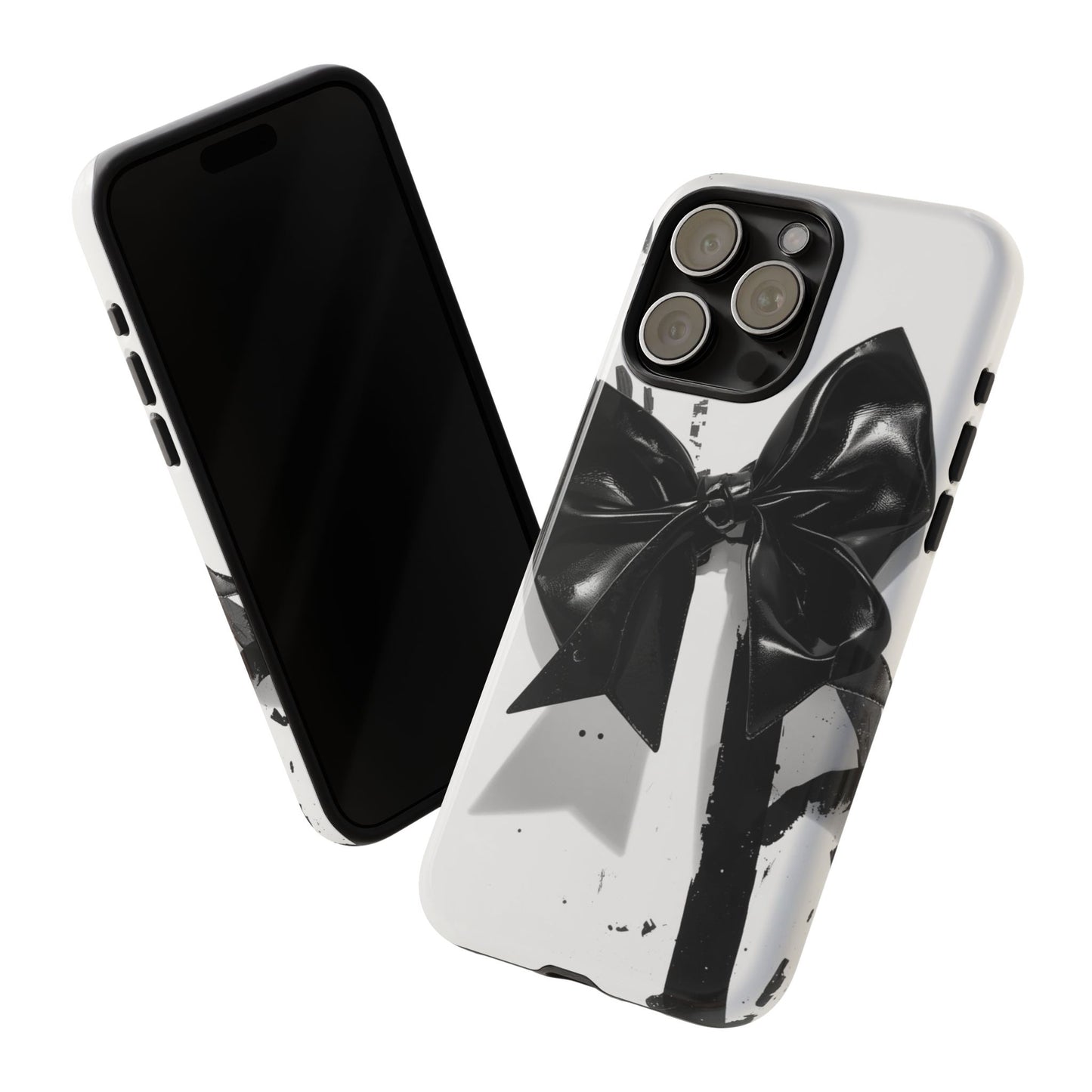 Phone Case — Black Bow Graphic Protective Cover
