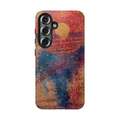 Retro Sunset Tough Phone Case