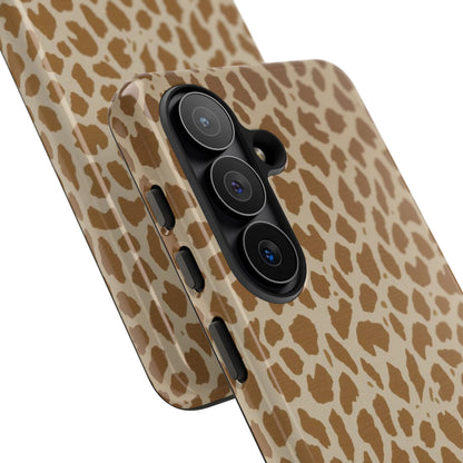Leopard Print Tough Phone Case — Slim Protective Animal Pattern