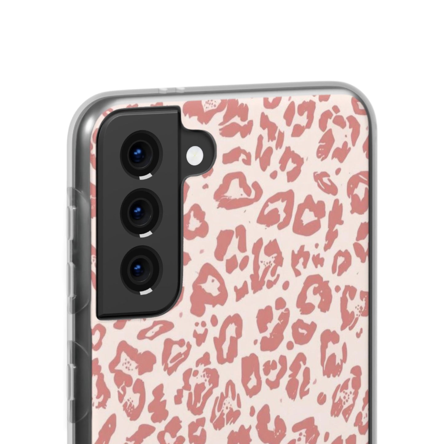 Pink Leopard Print Phone Case – Slim Flexible Protective Cover