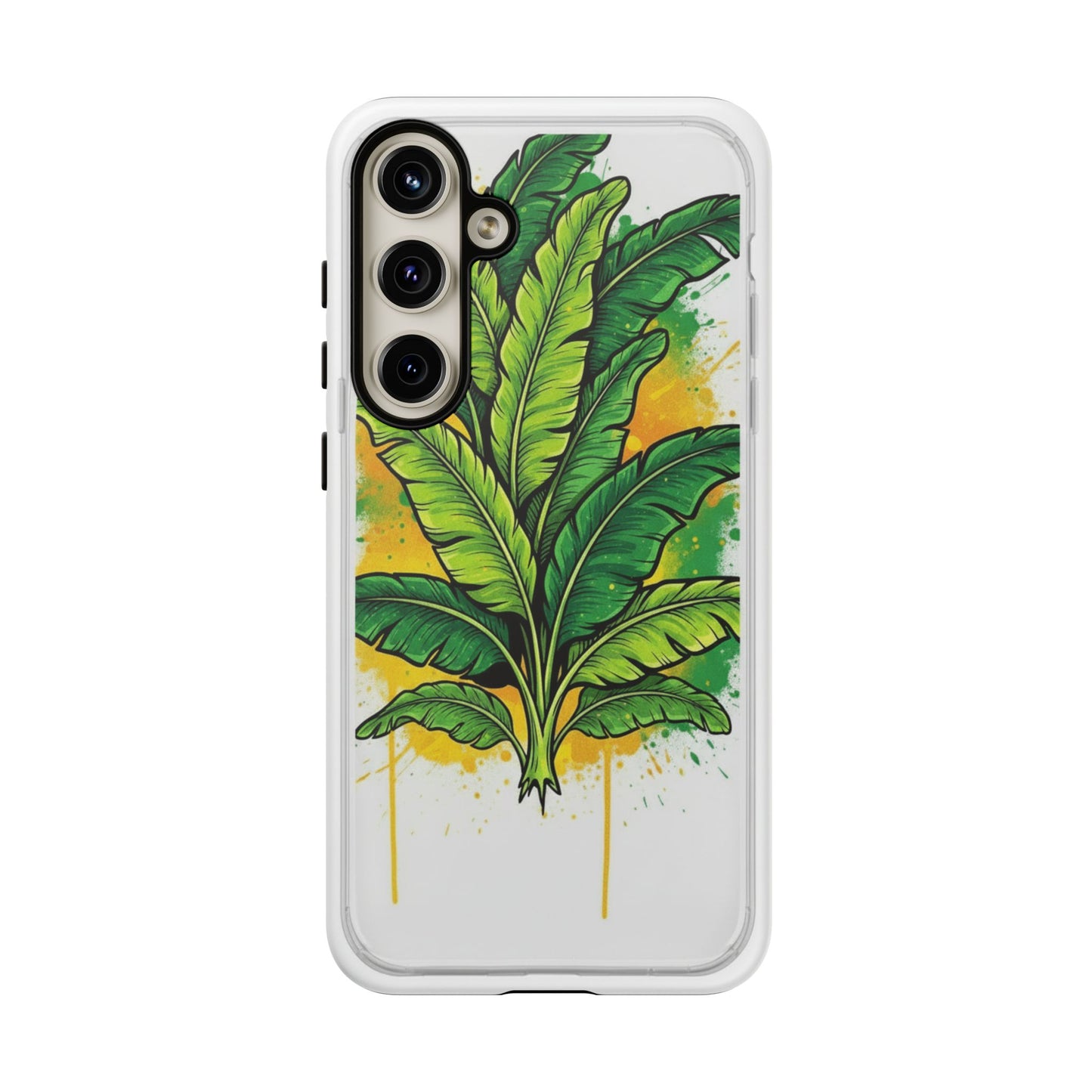 Tropical Banana Leaf Phone Case — Vibrant Green Plant Protector