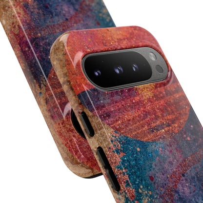 Retro Sunset Tough Phone Case