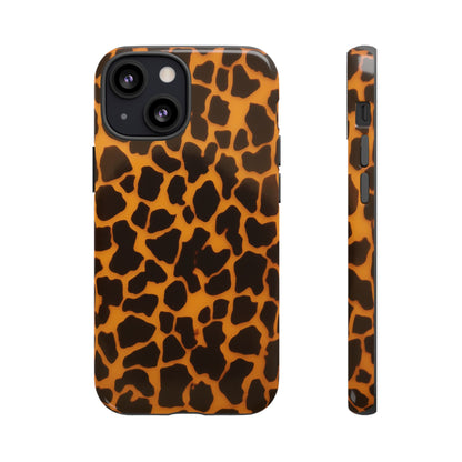 Leopard Print Tough Phone Case — Slim Protective iPhone Cover