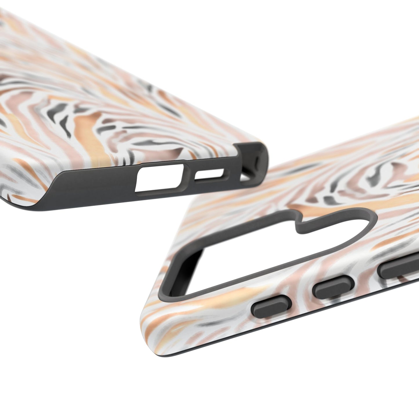 Tough Case — Neutral Watercolor Tiger Stripe Phone Case