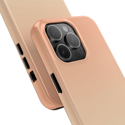 Gradient Tough Phone Case — Peach Ombre Protective Cover