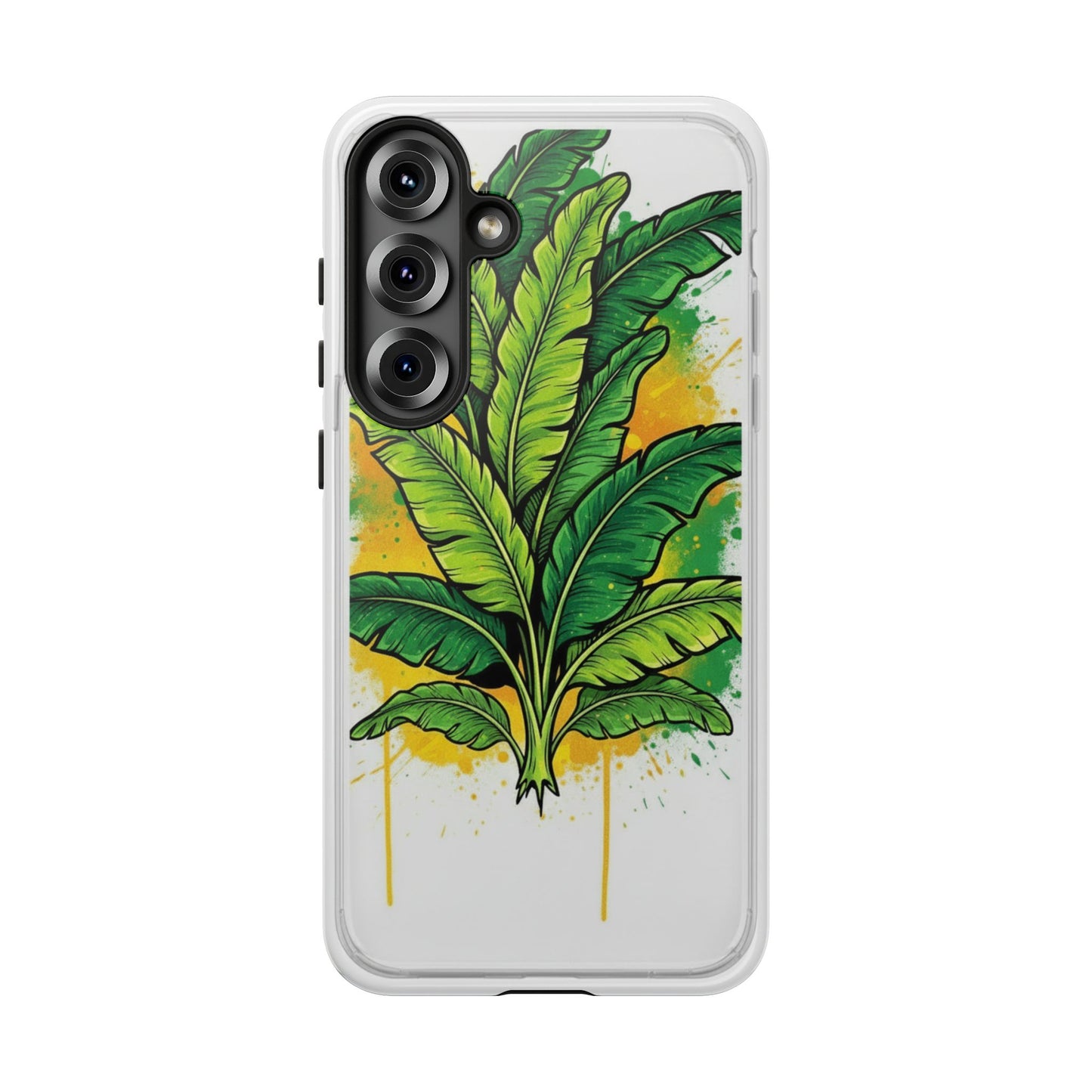 Tropical Banana Leaf Phone Case — Vibrant Green Plant Protector