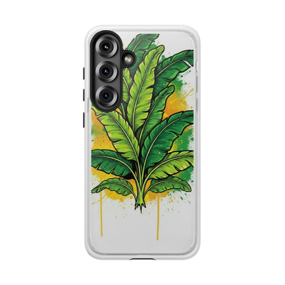 Tropical Banana Leaf Phone Case — Vibrant Green Plant Protector