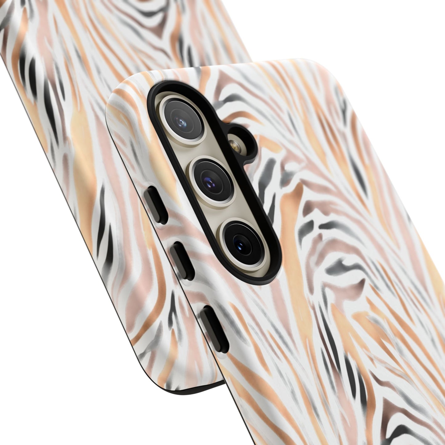 Tough Case — Neutral Watercolor Tiger Stripe Phone Case