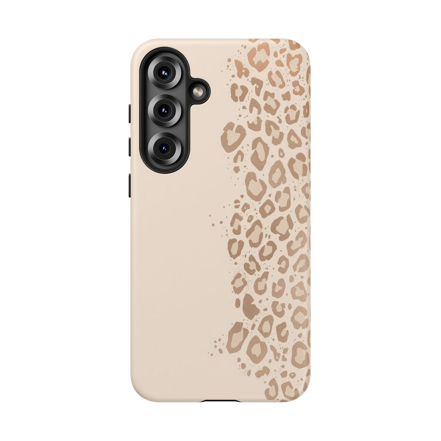 Phone Case – Beige Leopard Print Protective Cover