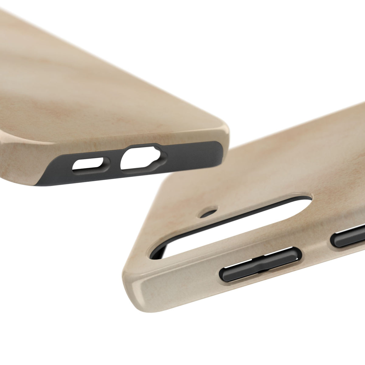 Tough Phone Case — Vintage Beige Marble Protective Phone Cover