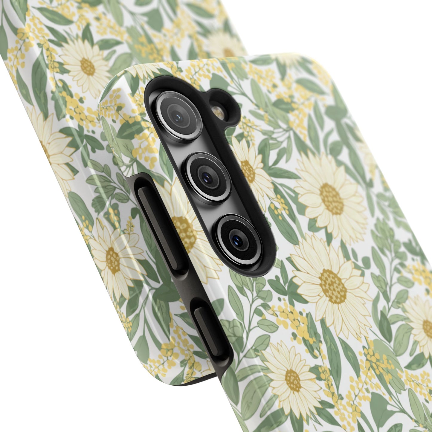 Daisy Meadow Tough Phone Case — Floral Protective Phone Cover