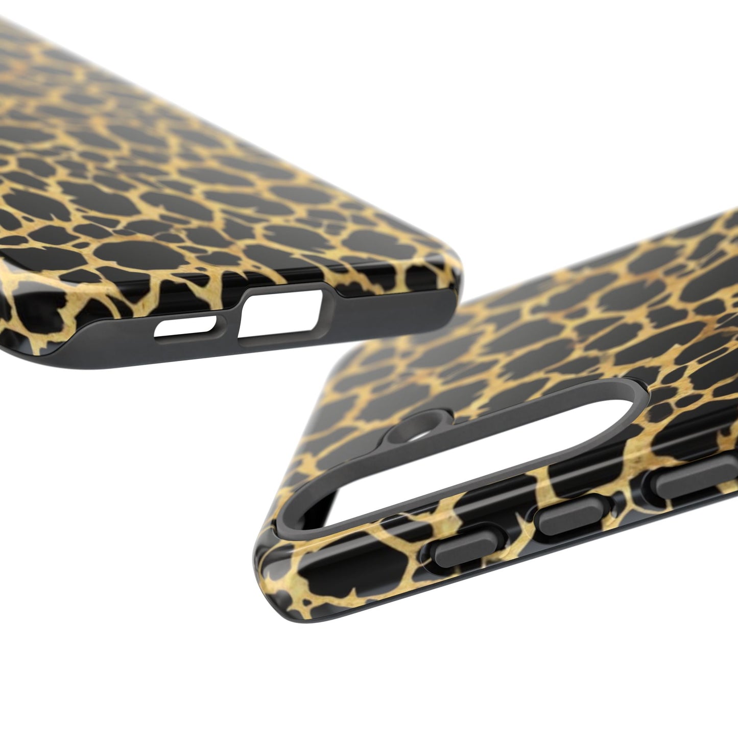 Giraffe Print Tough Phone Case — Durable Leopard-Style Protective Cover