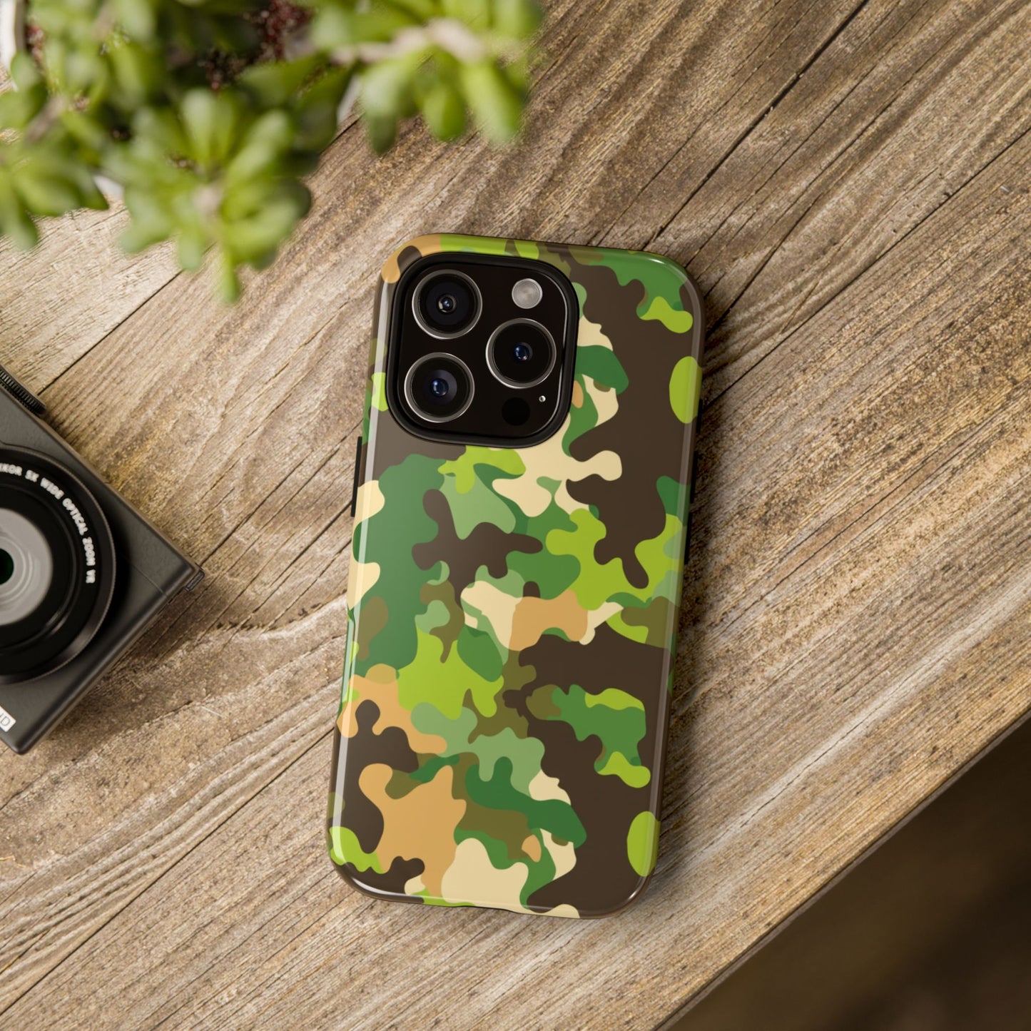Camouflage Tough Phone Case — Military Camo Protective Cover