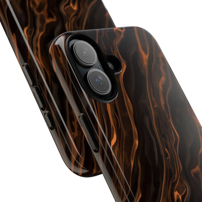 Copper Swirl Phone Case — Tough Protective iPhone Cover