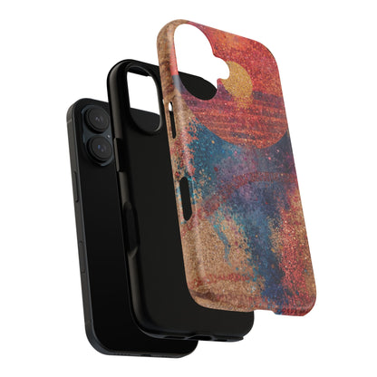 Retro Sunset Tough Phone Case