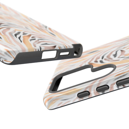 Tough Case — Neutral Watercolor Tiger Stripe Phone Case