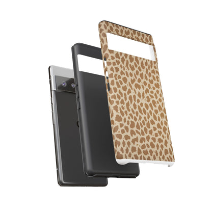 Leopard Print Tough Phone Case — Slim Protective Animal Pattern