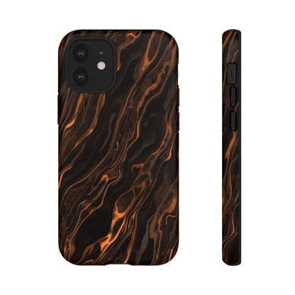 Copper Swirl Phone Case — Tough Protective iPhone Cover