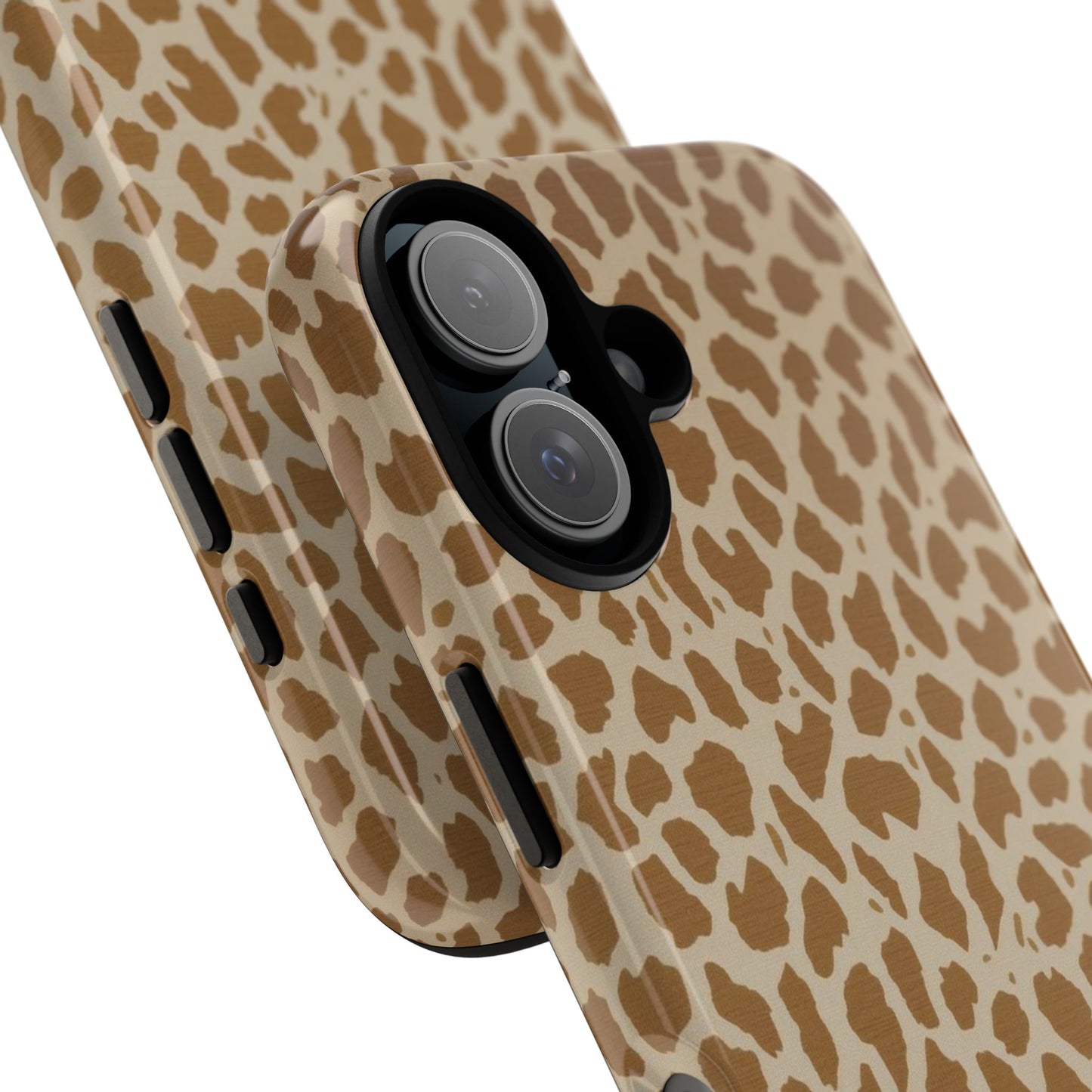Leopard Print Tough Phone Case — Slim Protective Animal Pattern