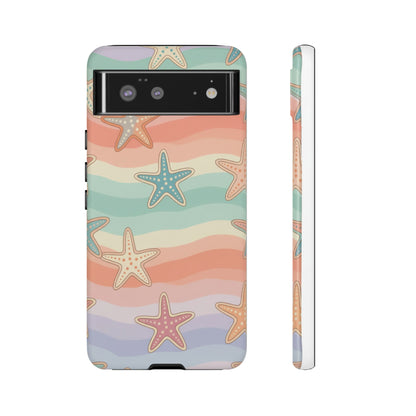 Starfish Wave Tough Phone Case — Pastel Beach Protective Cover