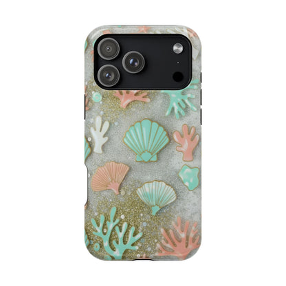 Seashell Coral Magnetic Impact Phone Case
