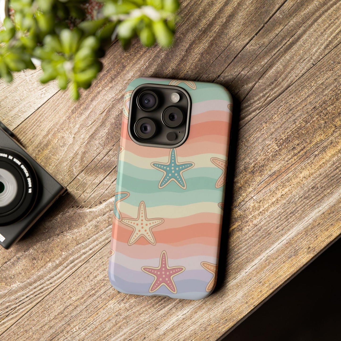Starfish Wave Tough Phone Case — Pastel Beach Protective Cover