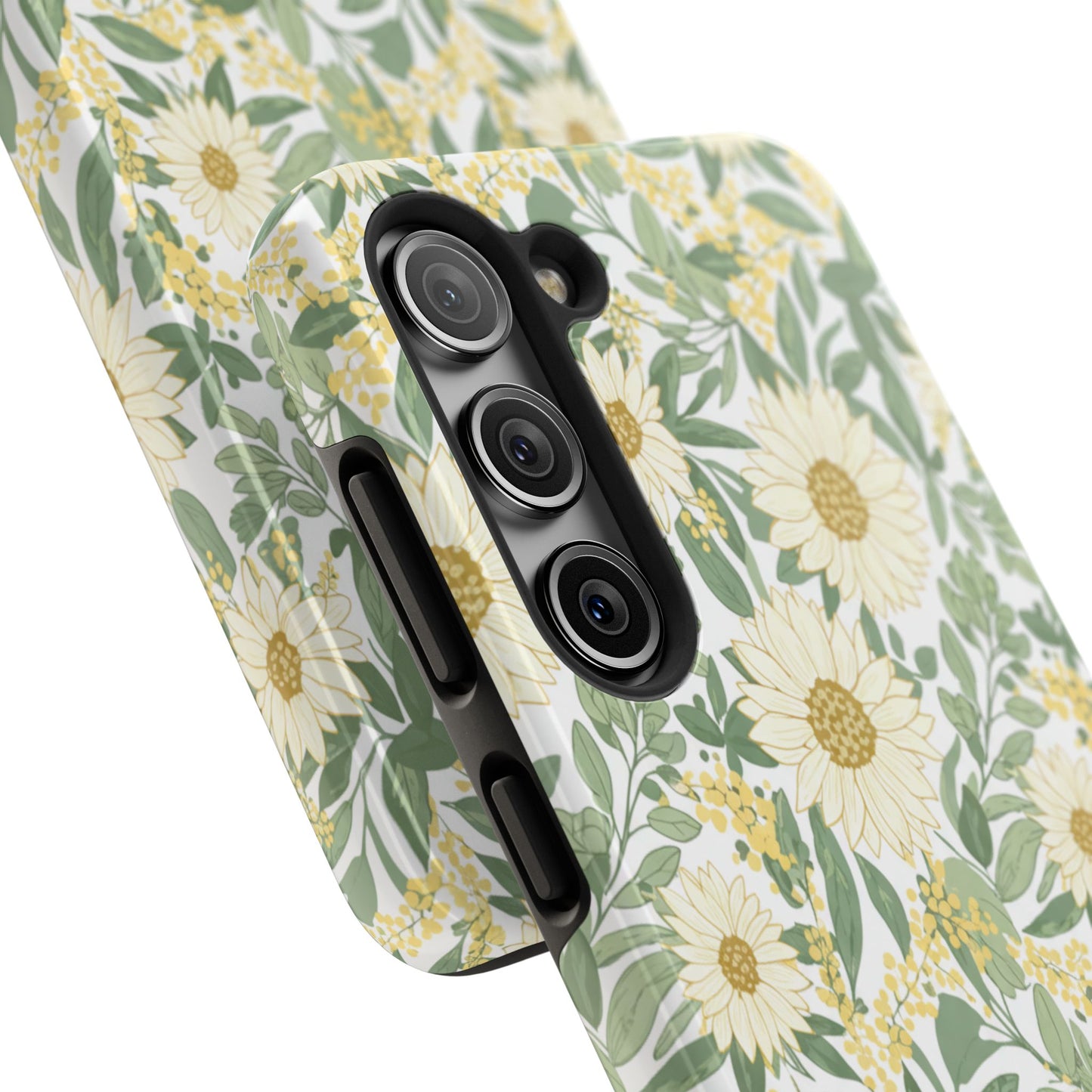 Daisy Meadow Tough Phone Case — Floral Protective Phone Cover