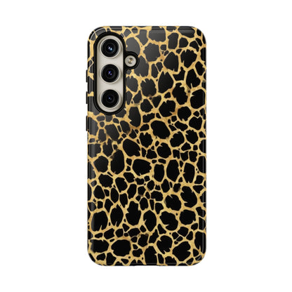 Giraffe Print Tough Phone Case — Durable Leopard-Style Protective Cover