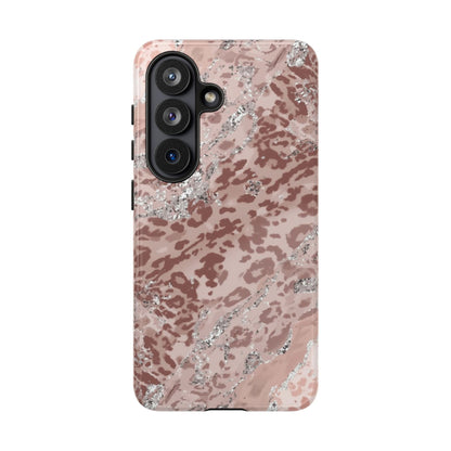 Tropical Monstera Phone Case — Colorful Leaf Protective Tough Case