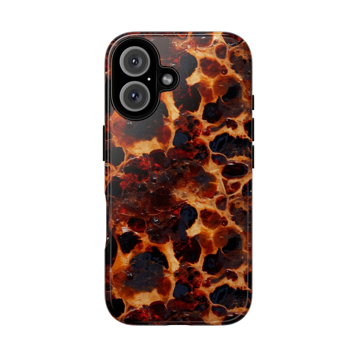 Tortoiseshell Phone Case — Protective iPhone Cover with Classic Amber Pattern