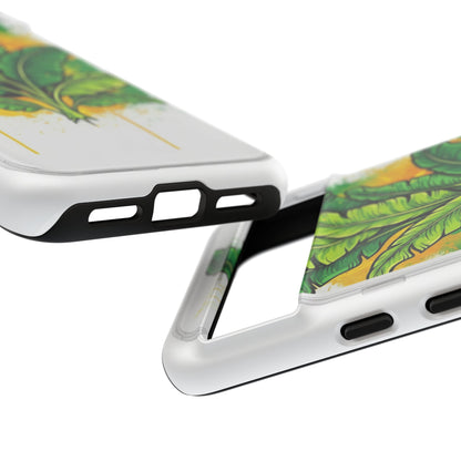 Tropical Banana Leaf Phone Case — Vibrant Green Plant Protector