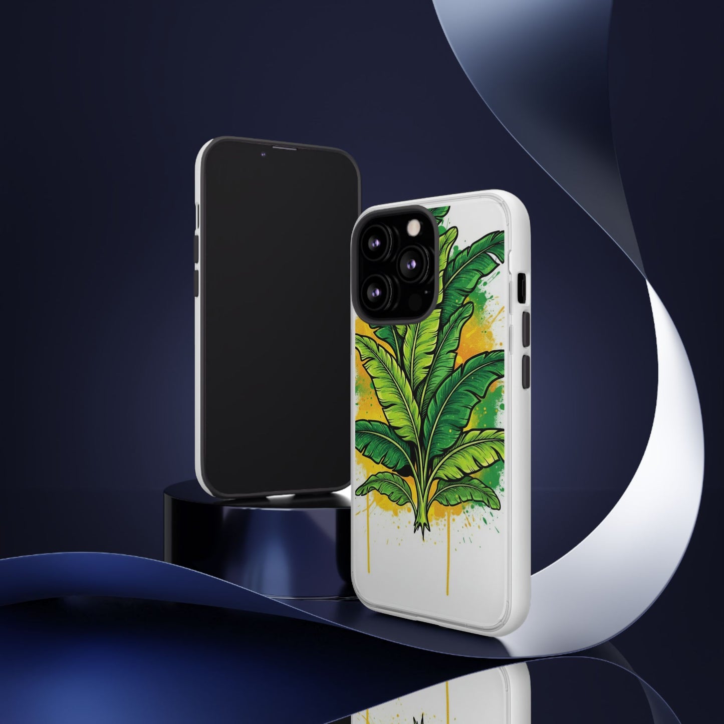 Tropical Banana Leaf Phone Case — Vibrant Green Plant Protector