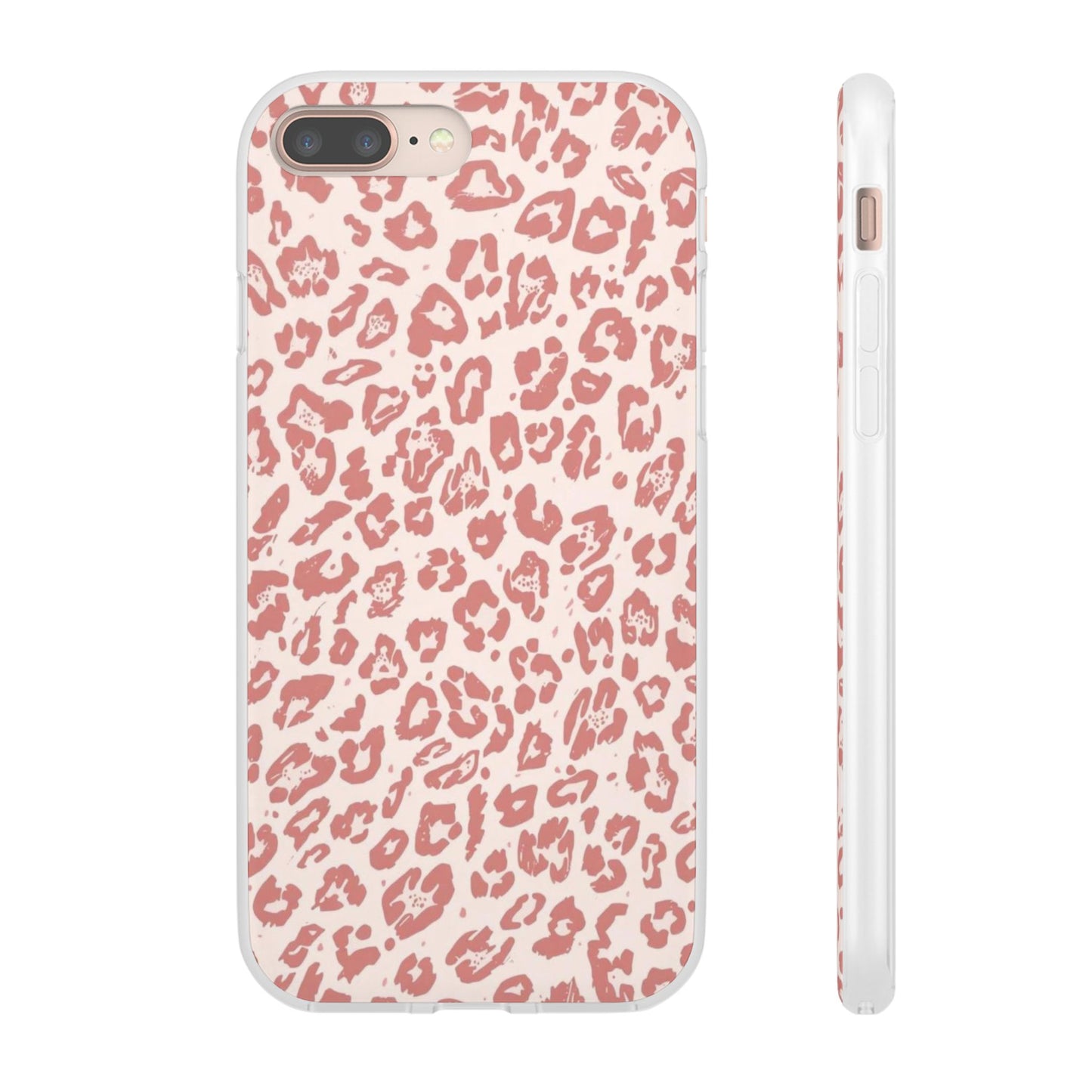 Pink Leopard Print Phone Case – Slim Flexible Protective Cover