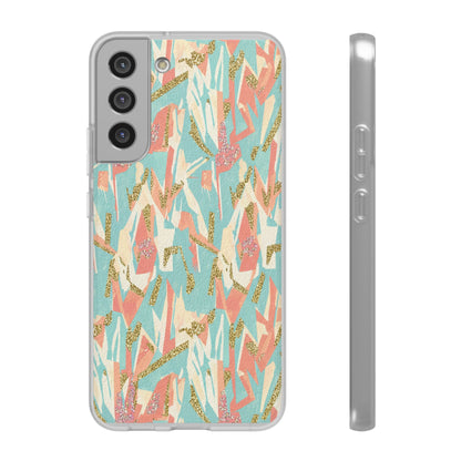 Pastel Abstract Floral Phone Case - Flexi Case