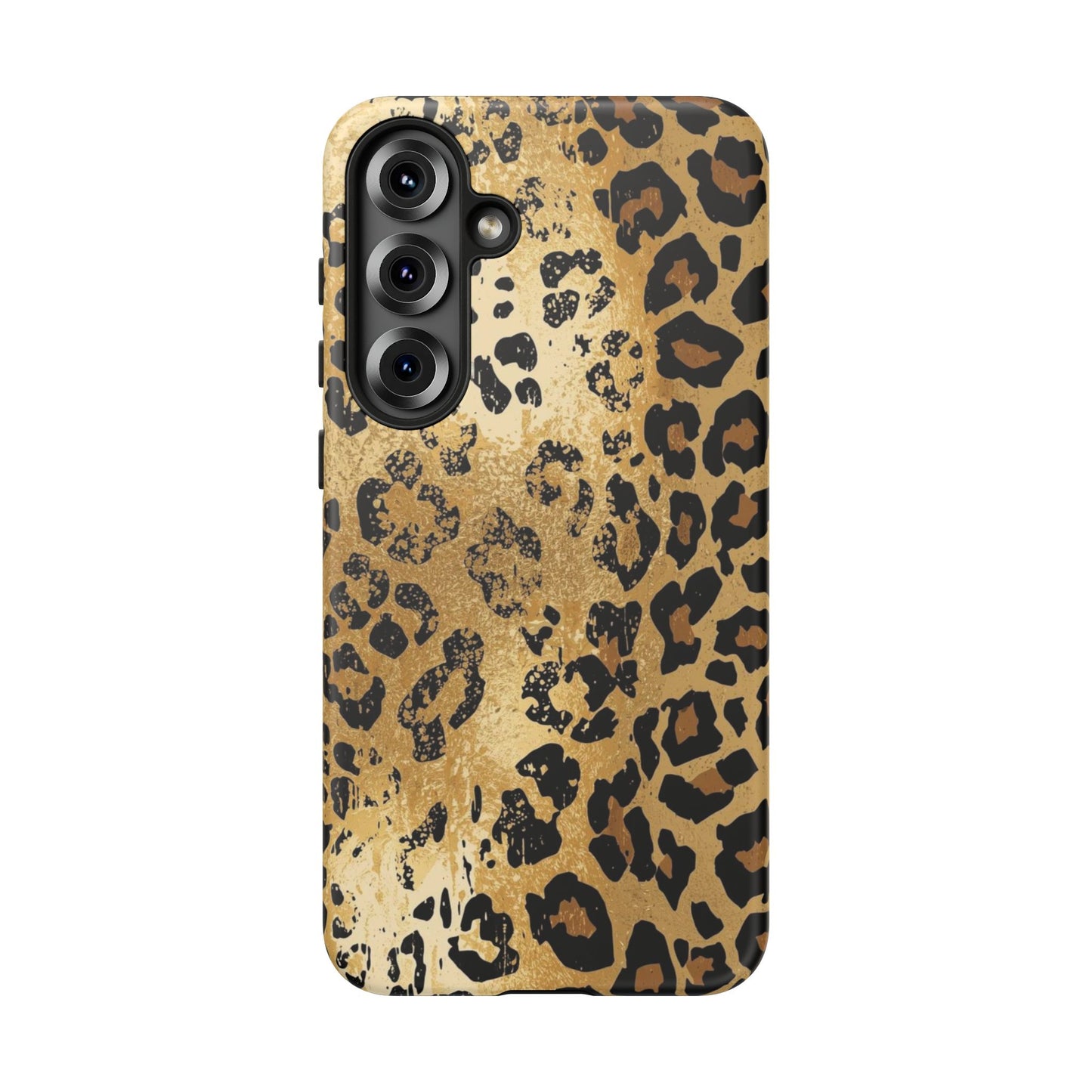 Leopard Print Tough Phone Case — Durable Protective iPhone Cover