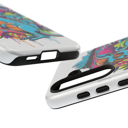 Kangaroo & Koala Surf Phone Case — Retro Neon Beach Art Tough Case