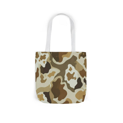 Desert Camo Canvas Tote Bag — Durable Everyday Grocery & Beach Bag