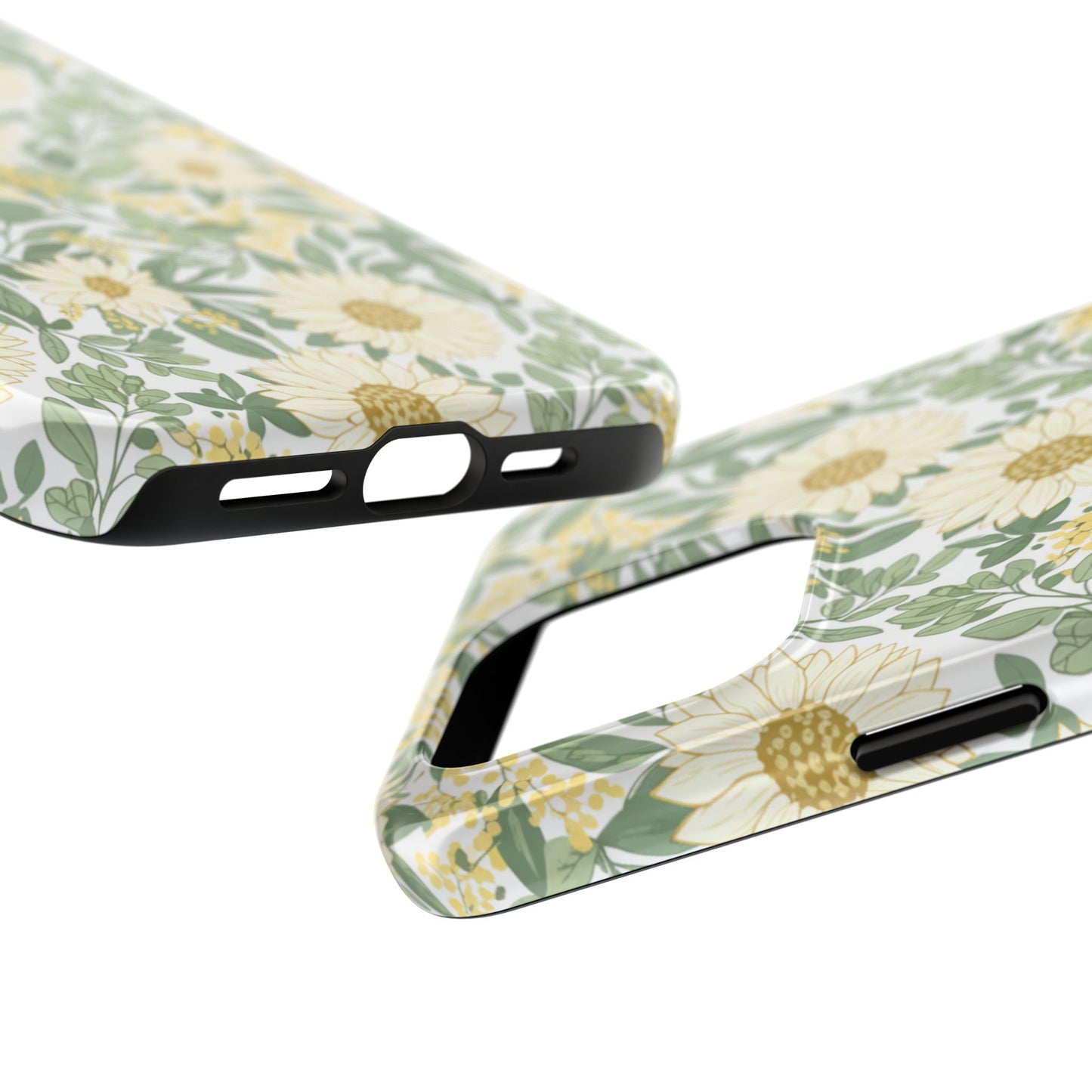 Daisy Meadow Tough Phone Case — Floral Protective Phone Cover