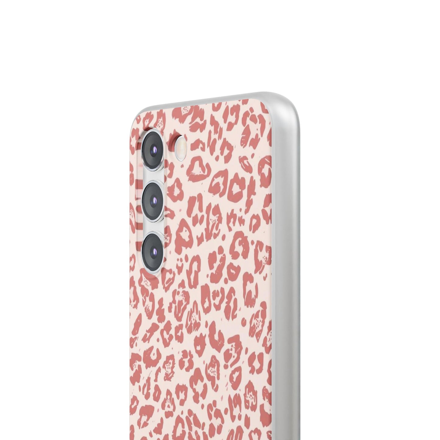 Pink Leopard Print Phone Case – Slim Flexible Protective Cover